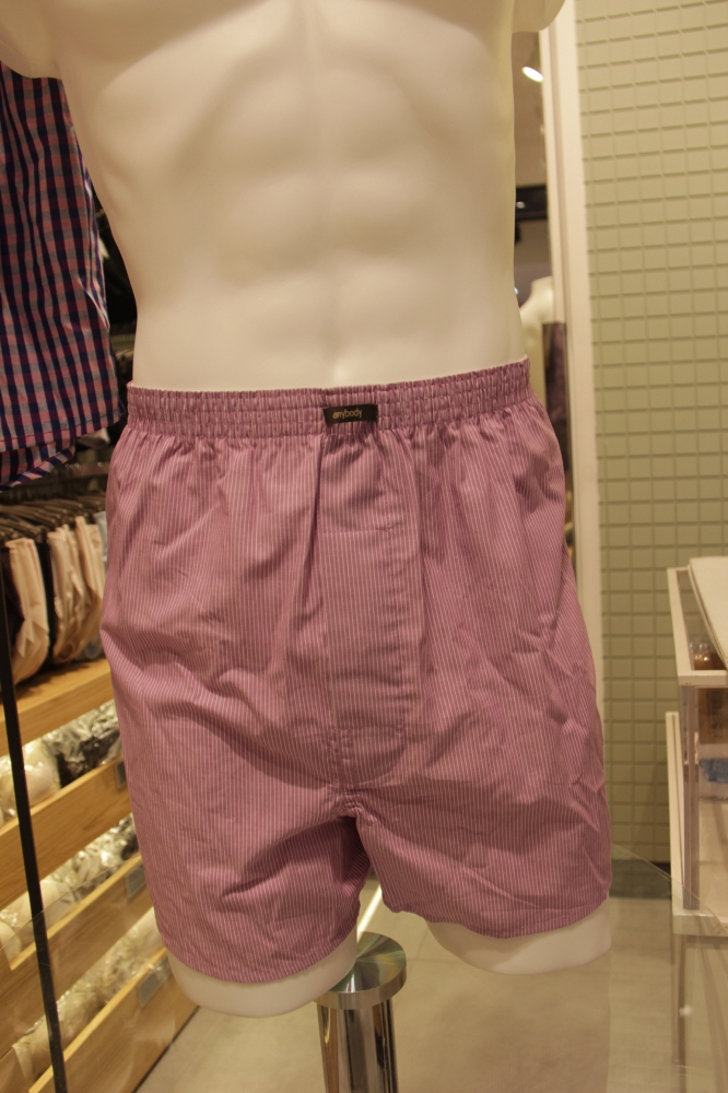 NEW MEN BOXER UNDERWEAR 2 body pink male bag trunk