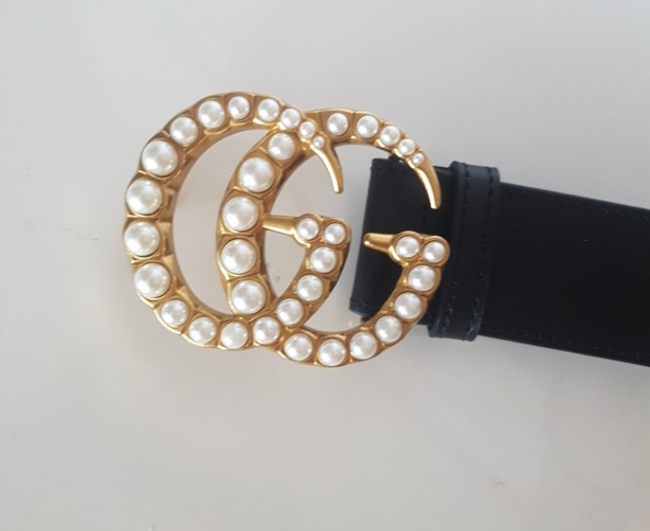 GG Pearl Belt Lovely Casual Mood Womens Style Love