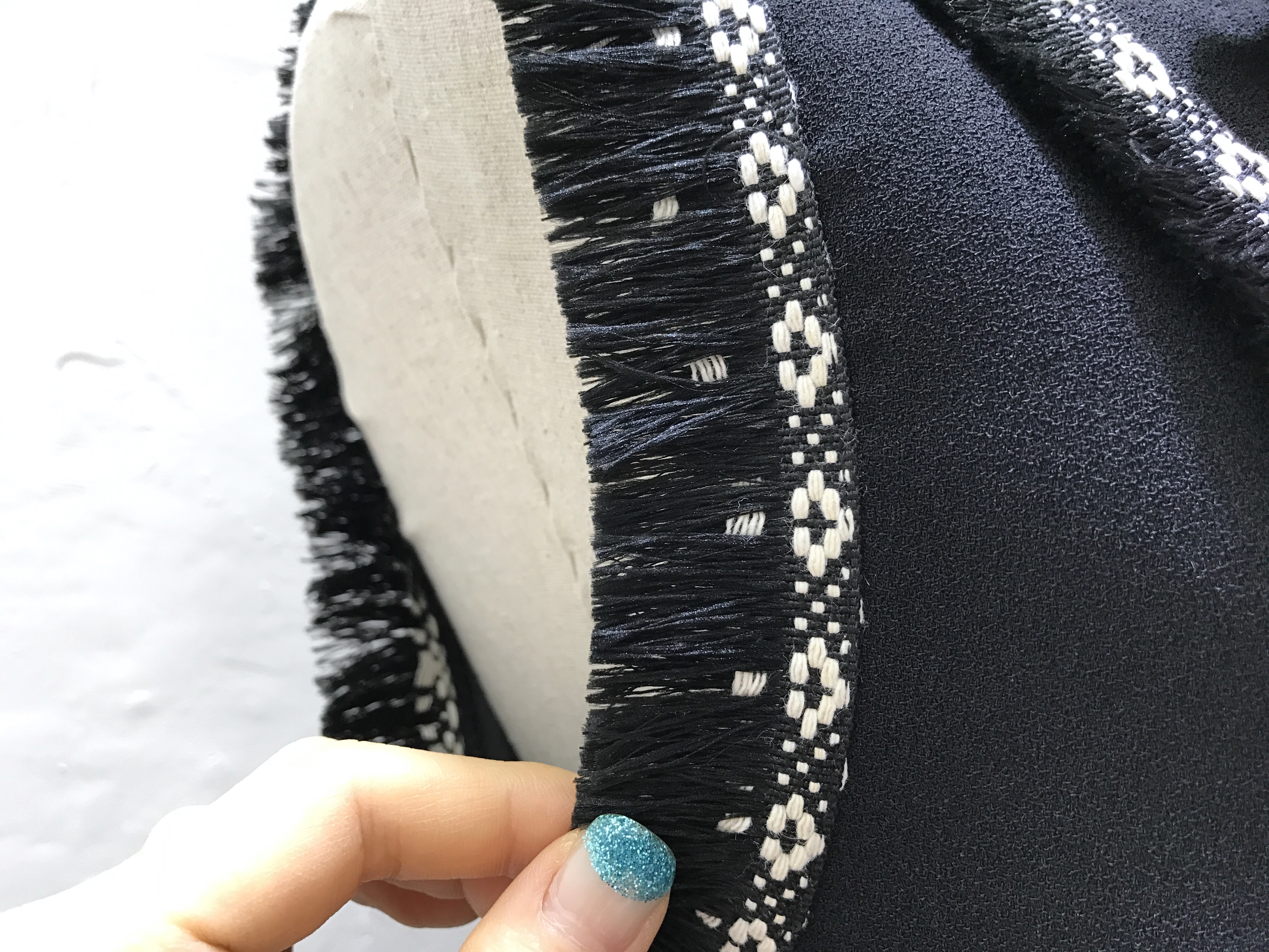 3 Clothes Ribbon Suit Ethnic Black Two-Piece Autum