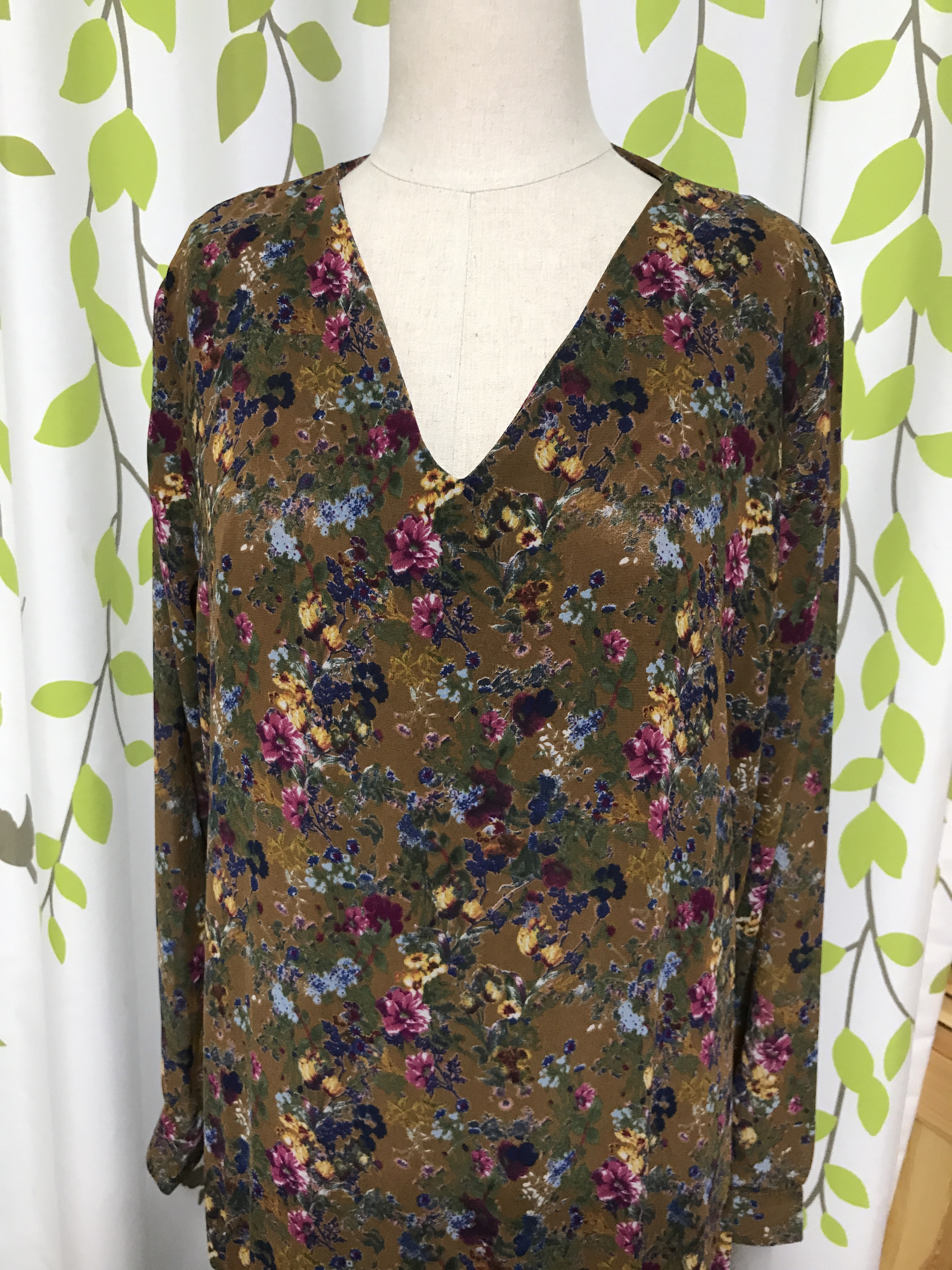 Autumn roupset Chiffon Long Dress Jean Beige Navy 