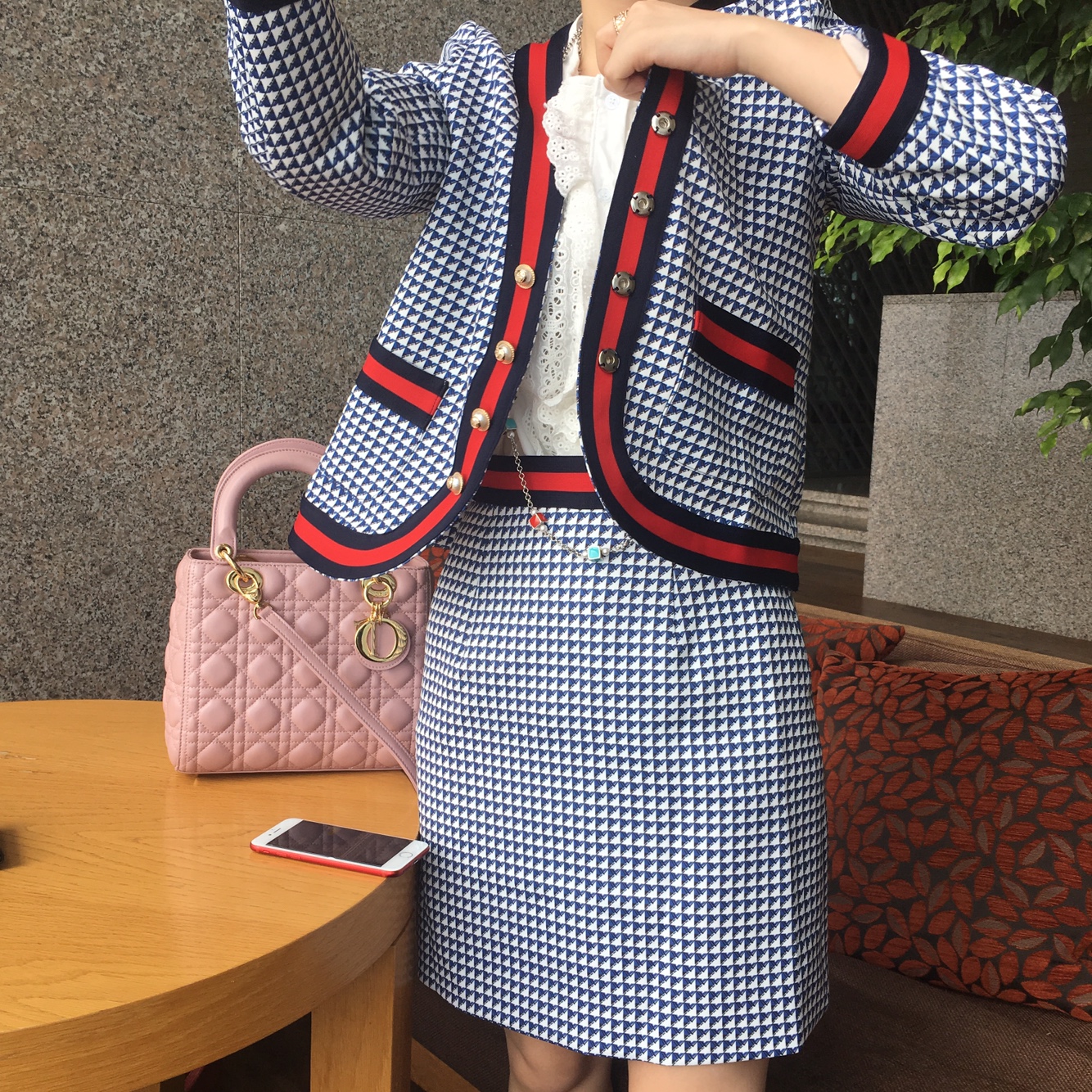 Scandinavian Checkup Two Pieces Miniature Miniatur