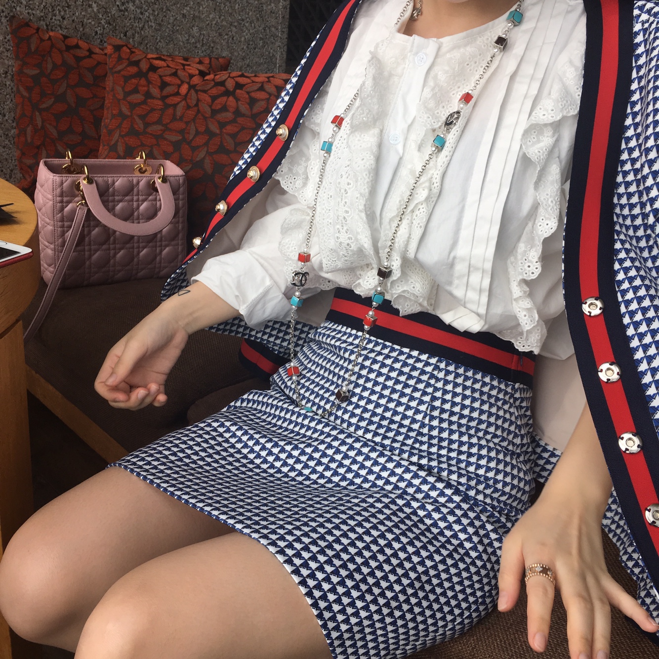 Scandinavian Checkup Two Pieces Miniature Miniatur