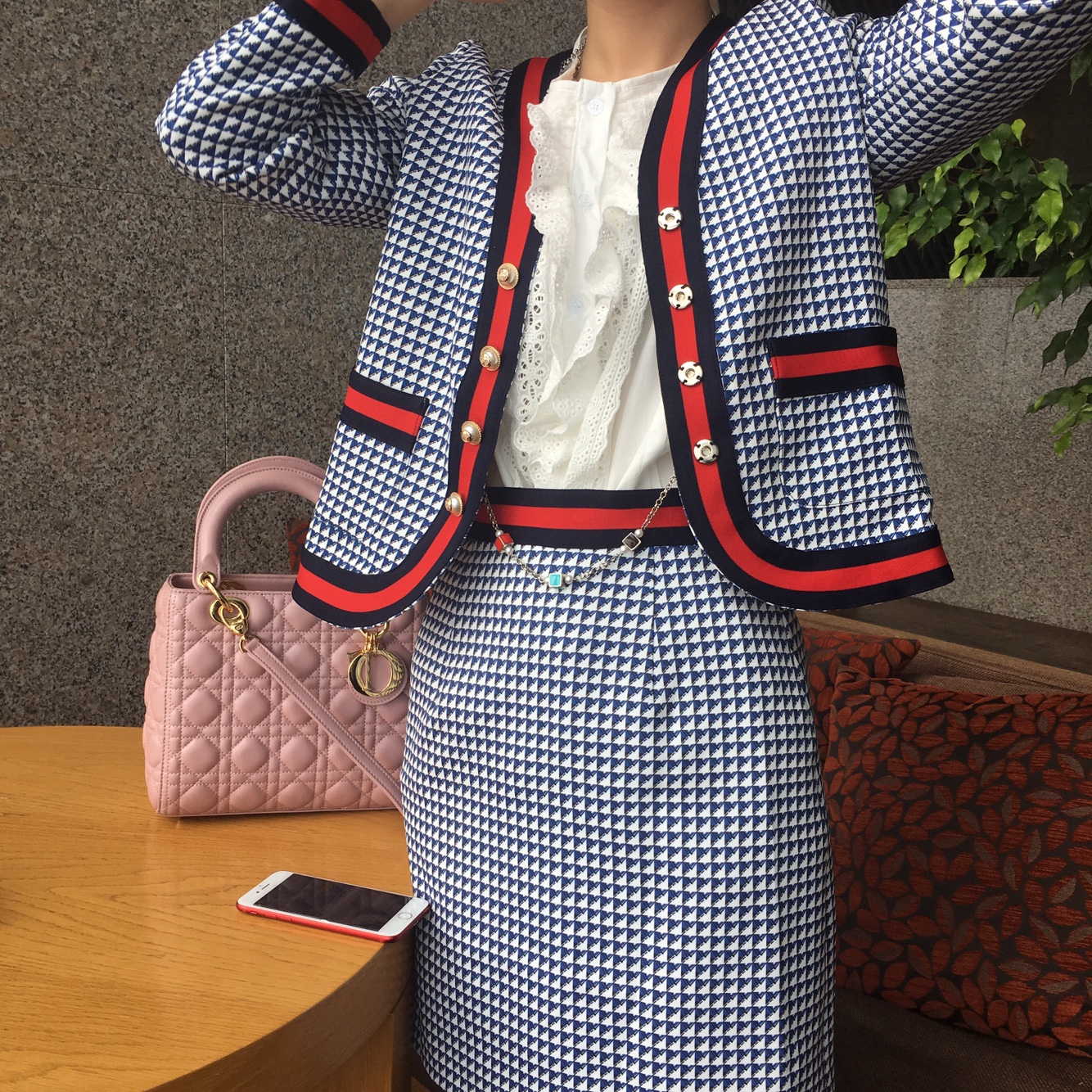 Scandinavian Checkup Two Pieces Miniature Miniatur