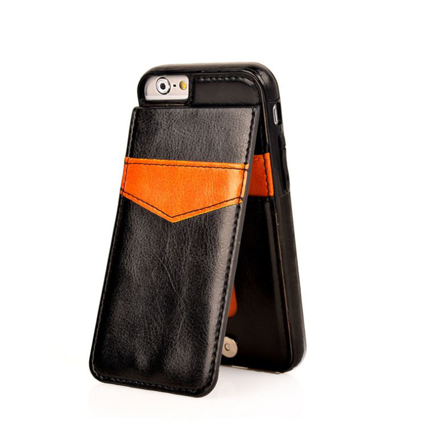 New Leather Flap Card Wallet iPhone Galaxy Case 6+