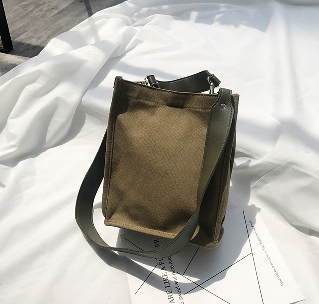 NEW ECO BAG Two-Way Canvas Shoulder Bag Eco Bag - 