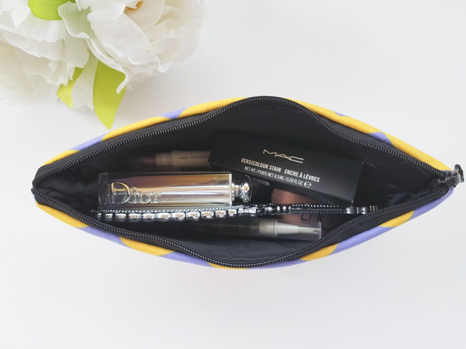 New Cosmetic Pouch 18 lips printing bag case 20 wo