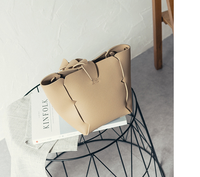 New Two Way Buckets Mini Back Embroidery Handle Ba