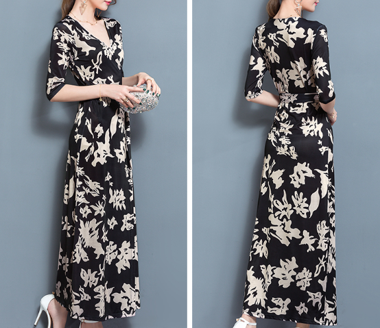 NEW FASHION LADY GIRL DRESS 44-66 size spring and 