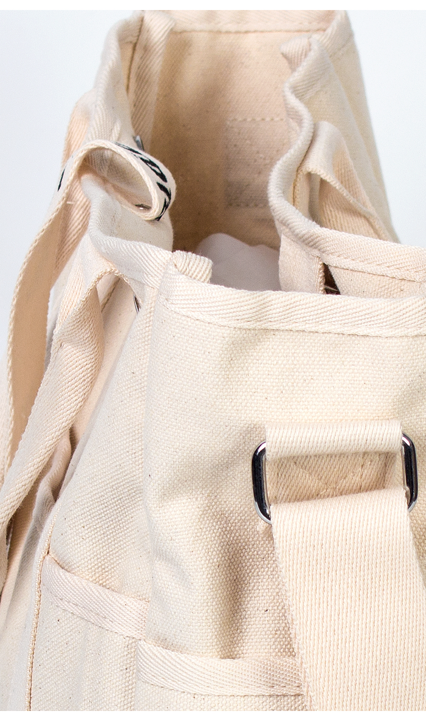 NEW ECO BAG Black Label Canvas Backpack Eco Bag Ba