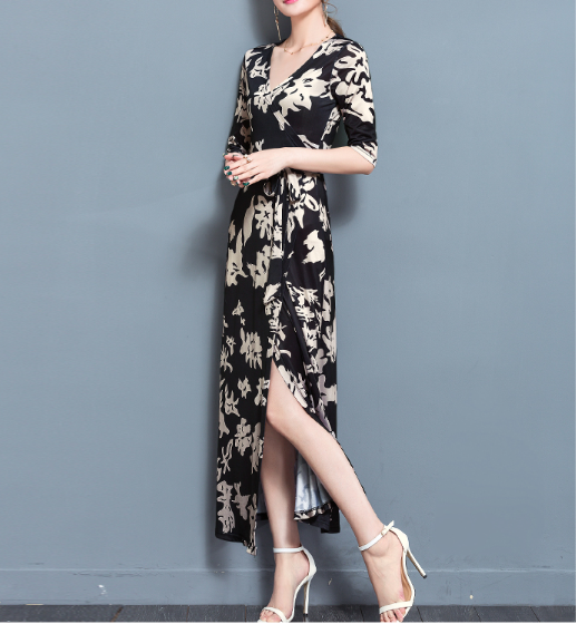 NEW FASHION LADY GIRL DRESS 44-66 size spring and 