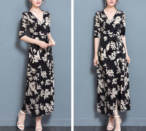 NEW FASHION LADY GIRL DRESS 44-66 size spring and 