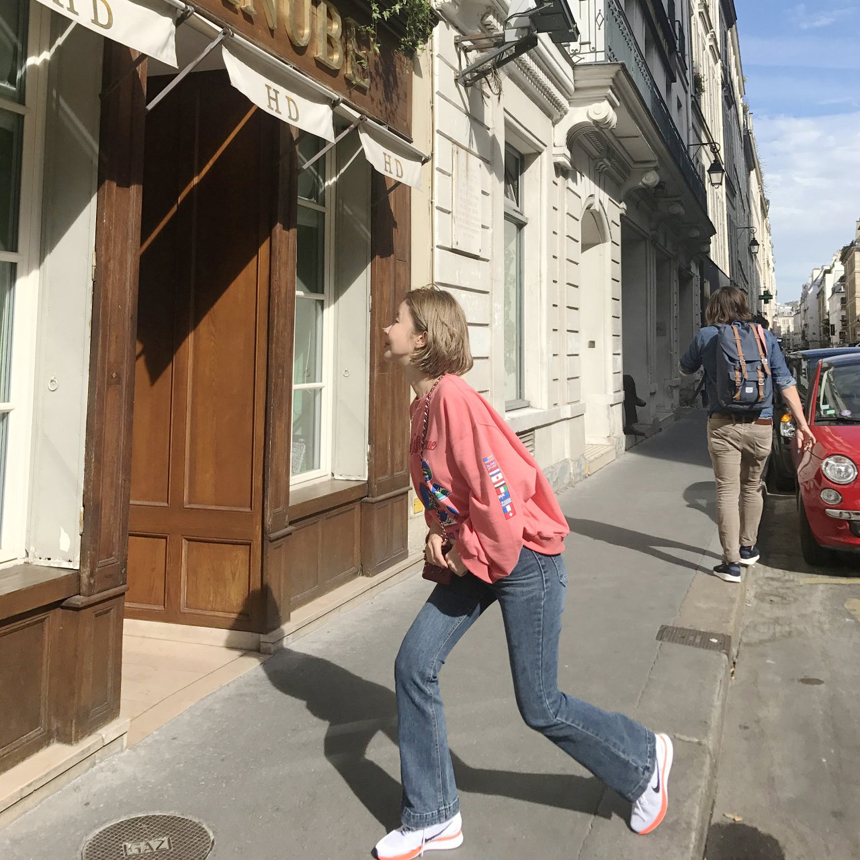 Women Jeans Pants Dt Two-Shop Square Dark Boots Cu