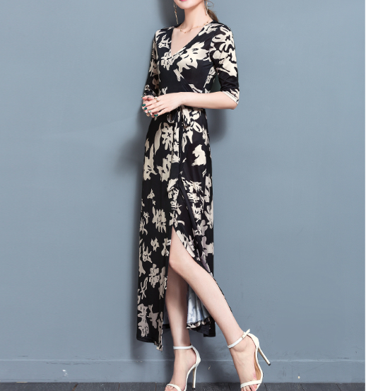 NEW FASHION LADY GIRL DRESS 44-66 size spring and 