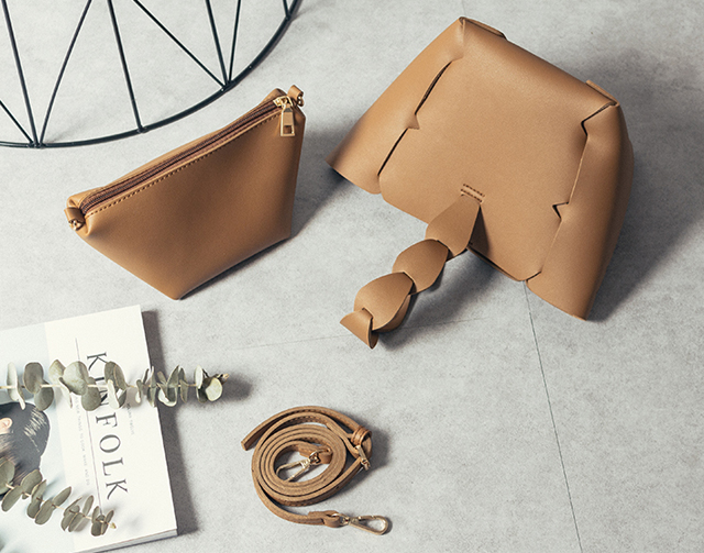 New Two Way Buckets Mini Back Embroidery Handle Ba