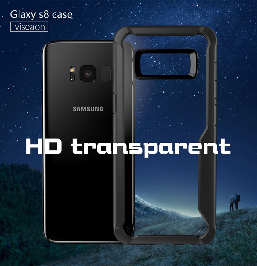 New Tank Bumper Clear Galaxy Case S8 + durable tra