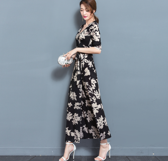 NEW FASHION LADY GIRL DRESS 44-66 size spring and 