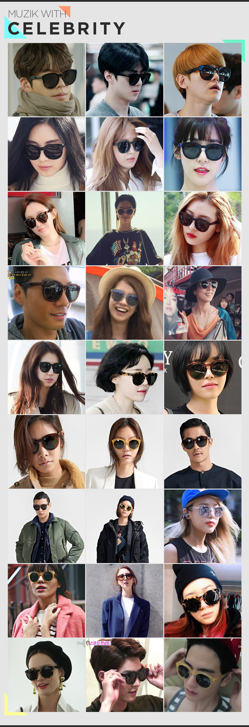 NEW FASHION SUNGLASSES MUZIK ★ Instant discount ★ 