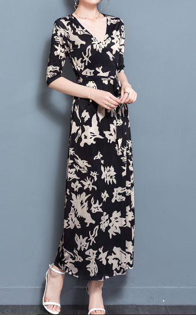 NEW FASHION LADY GIRL DRESS 44-66 size spring and 