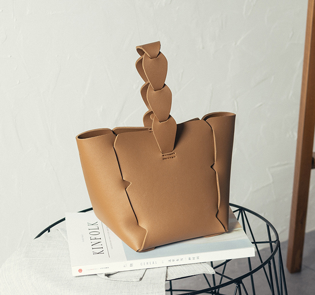 New Two Way Buckets Mini Back Embroidery Handle Ba