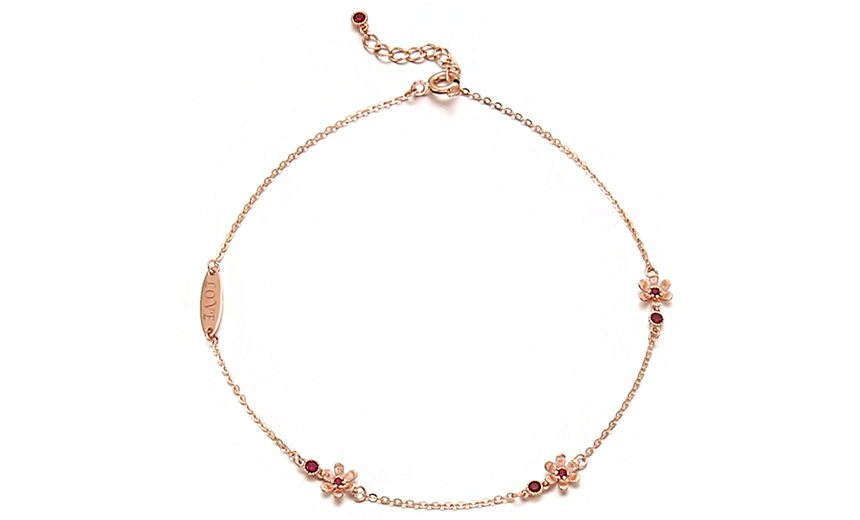 Chalmong 14K18K Mother of the girl pointed chain g