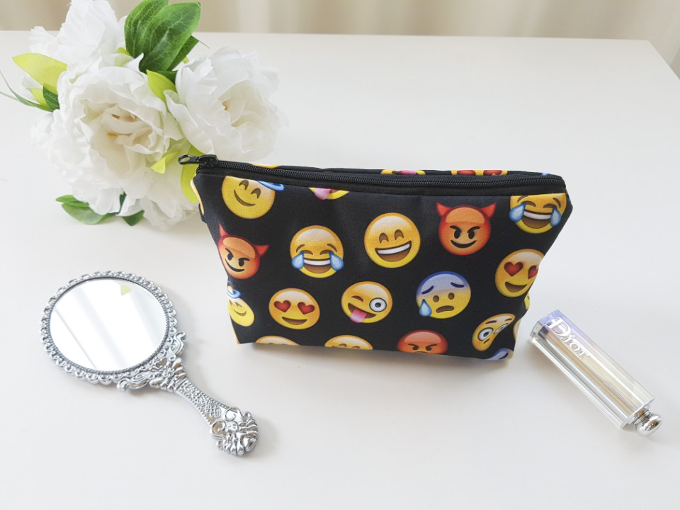 New Cosmetic Pouch 18 lips printing bag case 20 wo