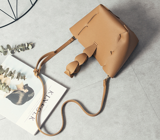 New Two Way Buckets Mini Back Embroidery Handle Ba