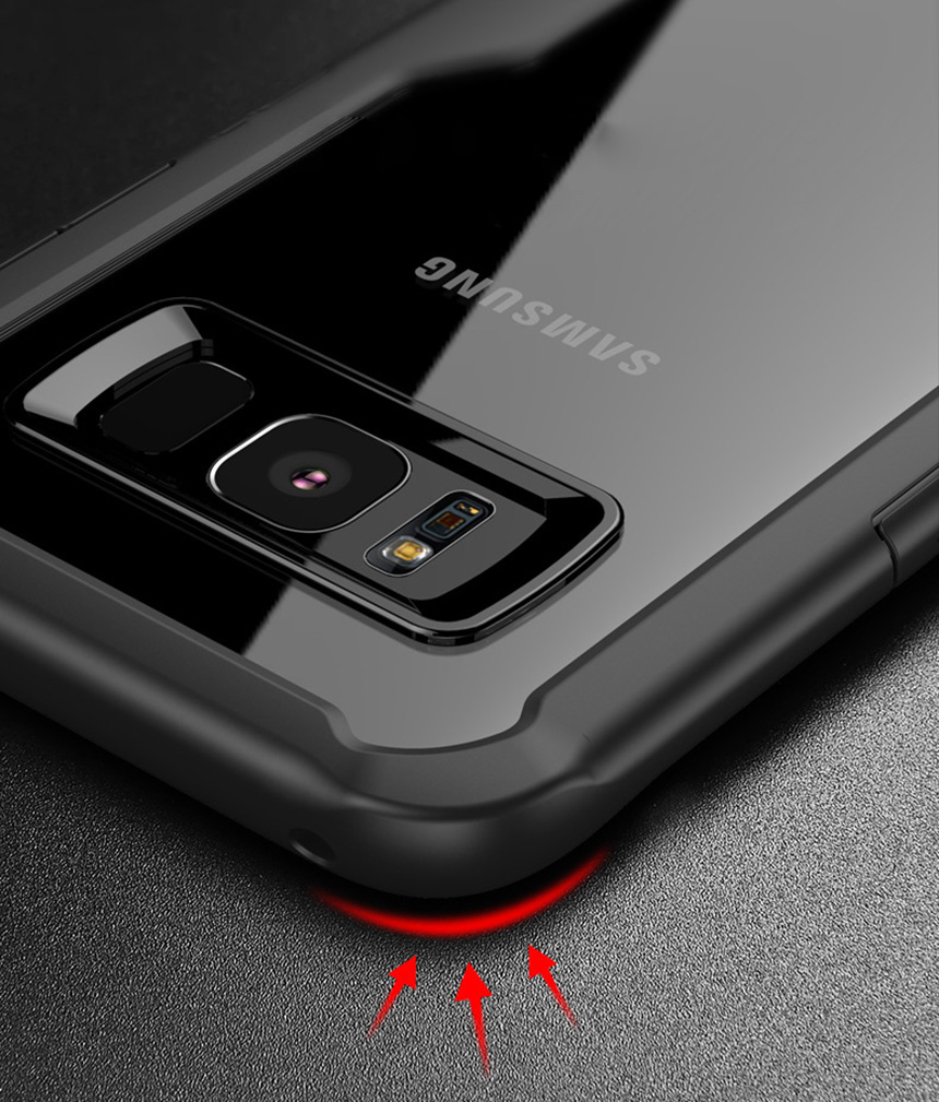 New Tank Bumper Clear Galaxy Case S8 + durable tra