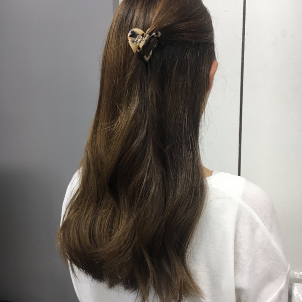 New Marble Heart Hair clip pin Mini point pin gift