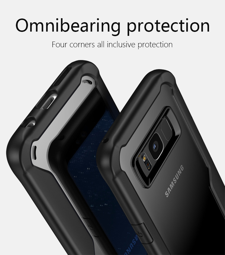 New Tank Bumper Clear Galaxy Case S8 + durable tra