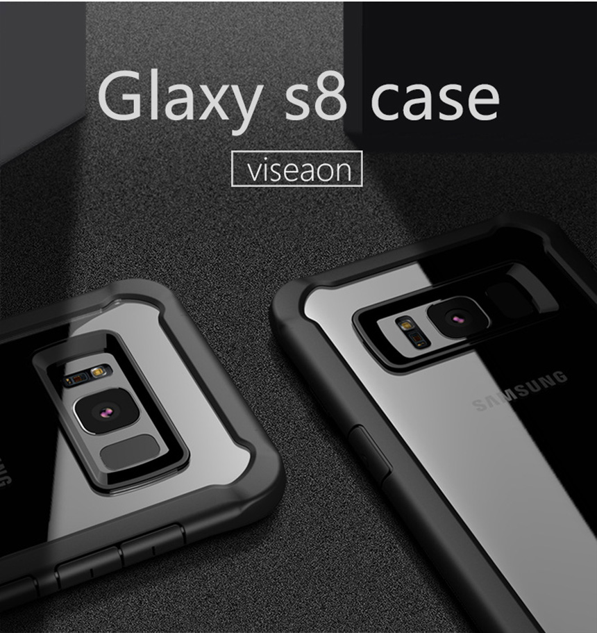 New Tank Bumper Clear Galaxy Case S8 + durable tra