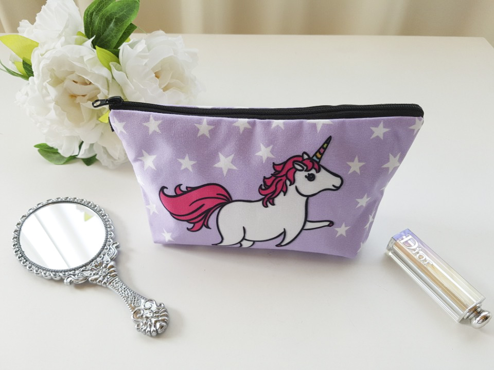 New Cosmetic Pouch 18 lips printing bag case 20 wo