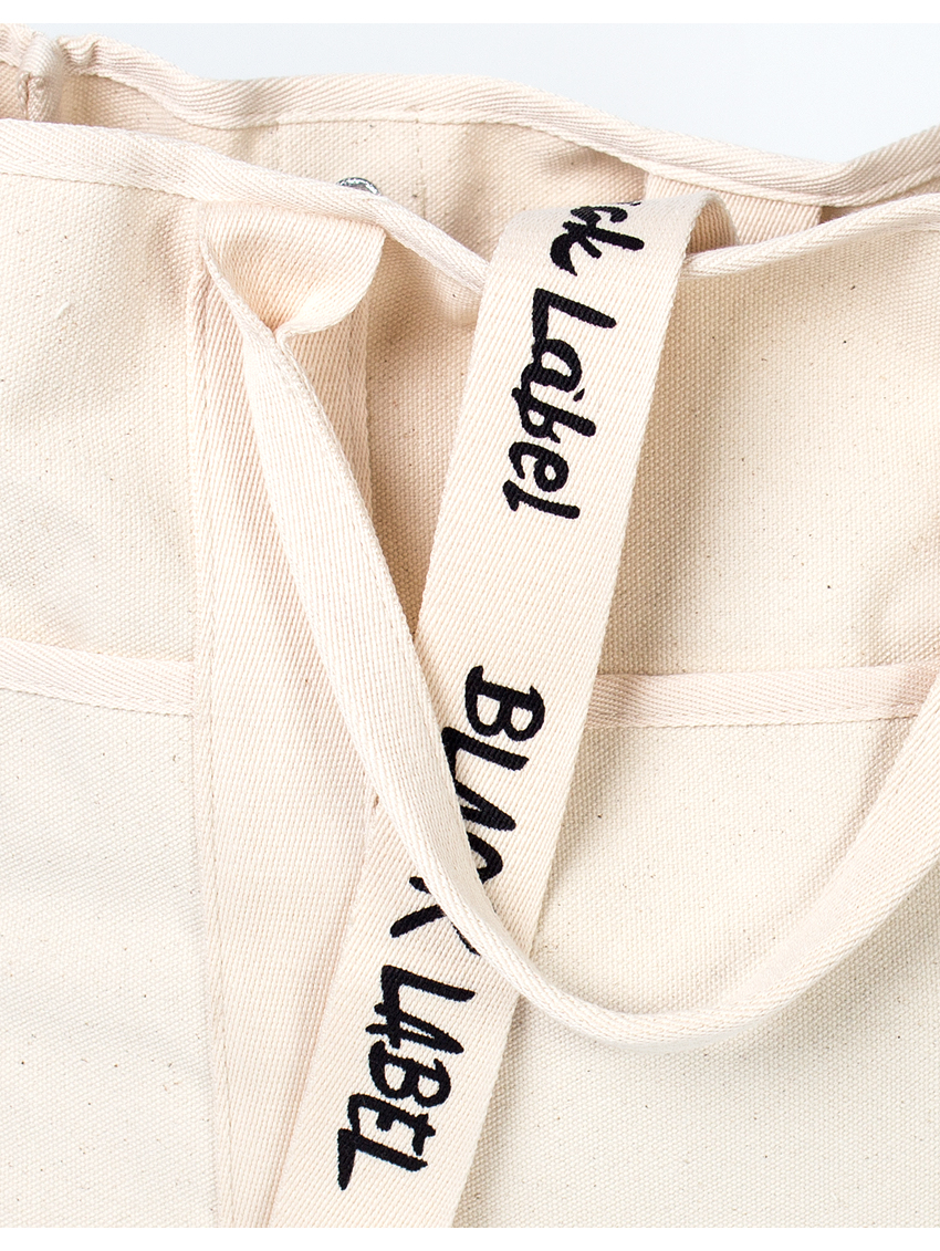 NEW ECO BAG Black Label Canvas Backpack Eco Bag Ba