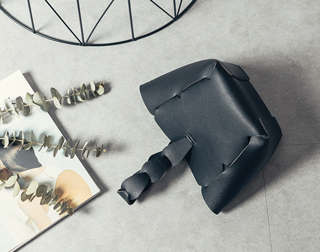 New Two Way Buckets Mini Back Embroidery Handle Ba