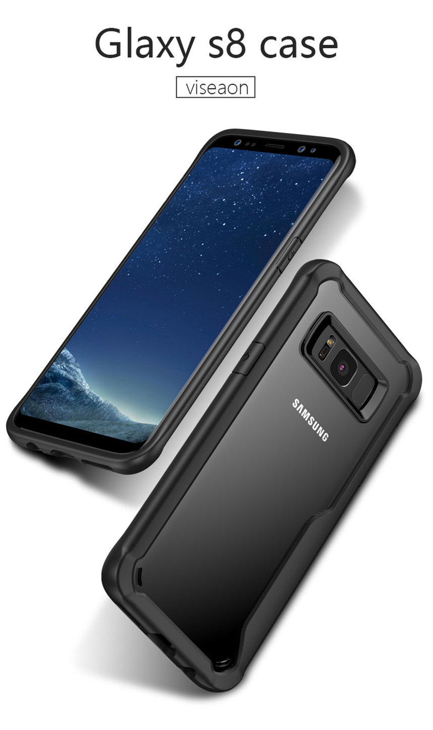 New Tank Bumper Clear Galaxy Case S8 + durable tra