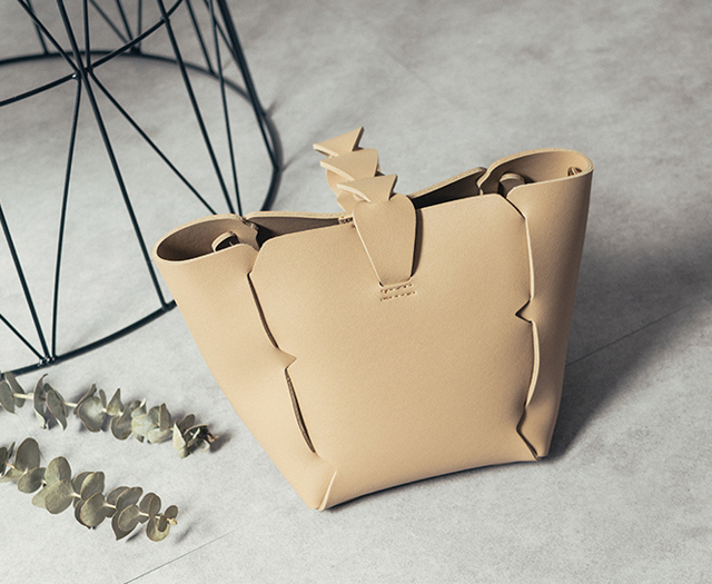 New Two Way Buckets Mini Back Embroidery Handle Ba