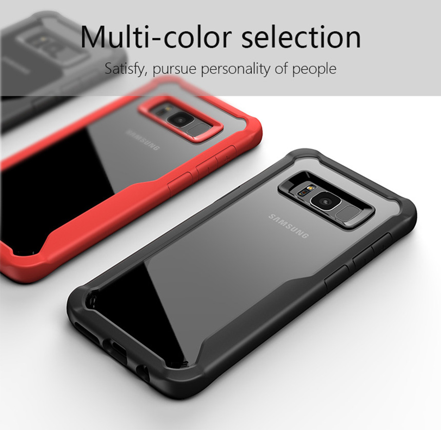 New Tank Bumper Clear Galaxy Case S8 + durable tra