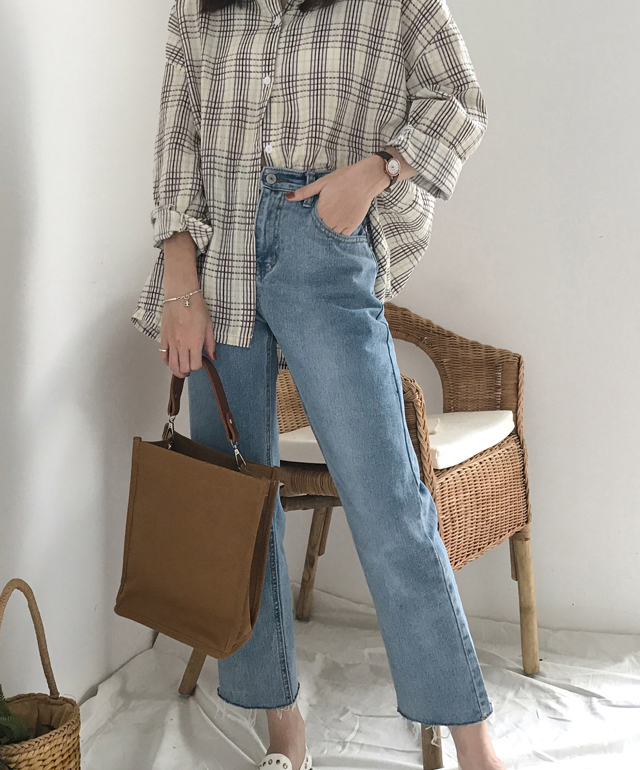 NEW ECO BAG Two-Way Canvas Shoulder Bag Eco Bag - 