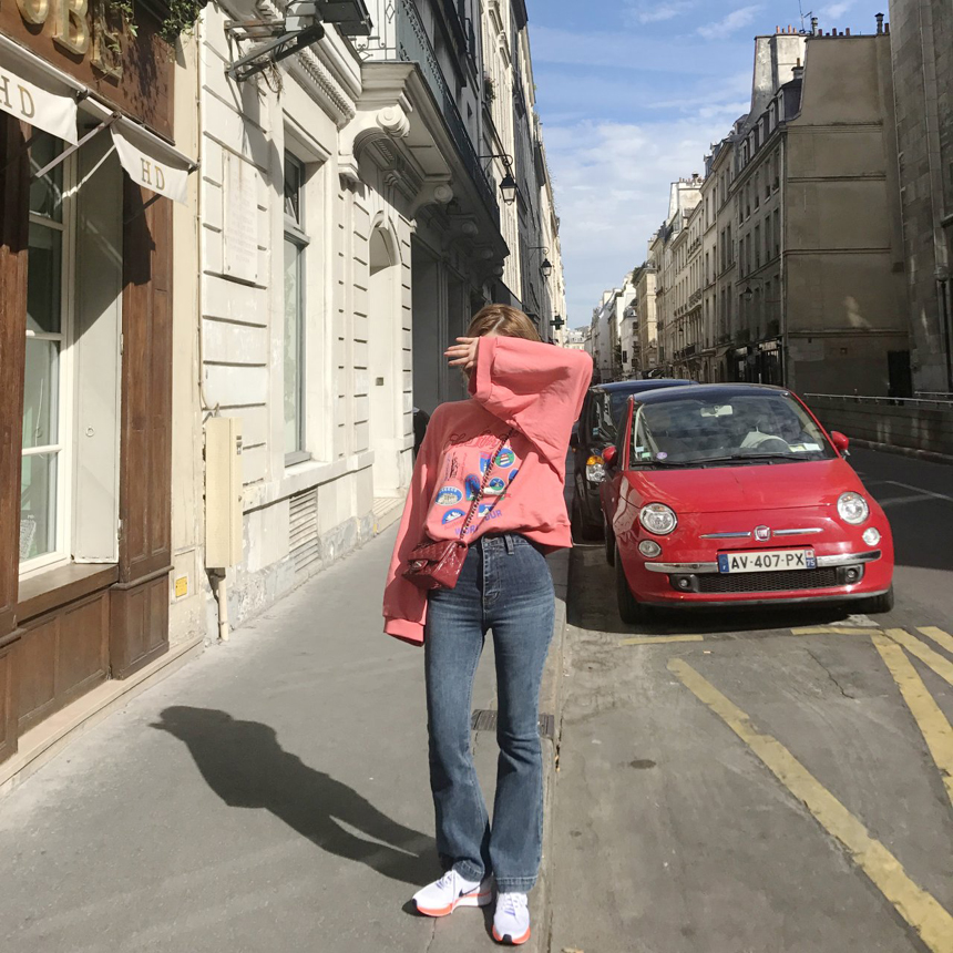 Women Jeans Pants Dt Two-Shop Square Dark Boots Cu