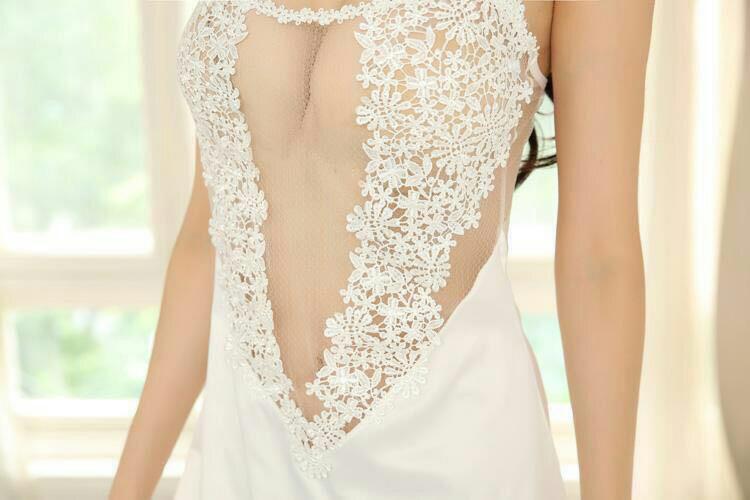 Flower mesh slip women's pajamas events underwe