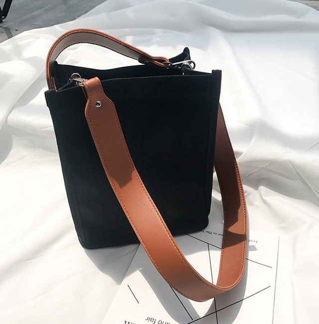 NEW ECO BAG Two-Way Canvas Shoulder Bag Eco Bag - 