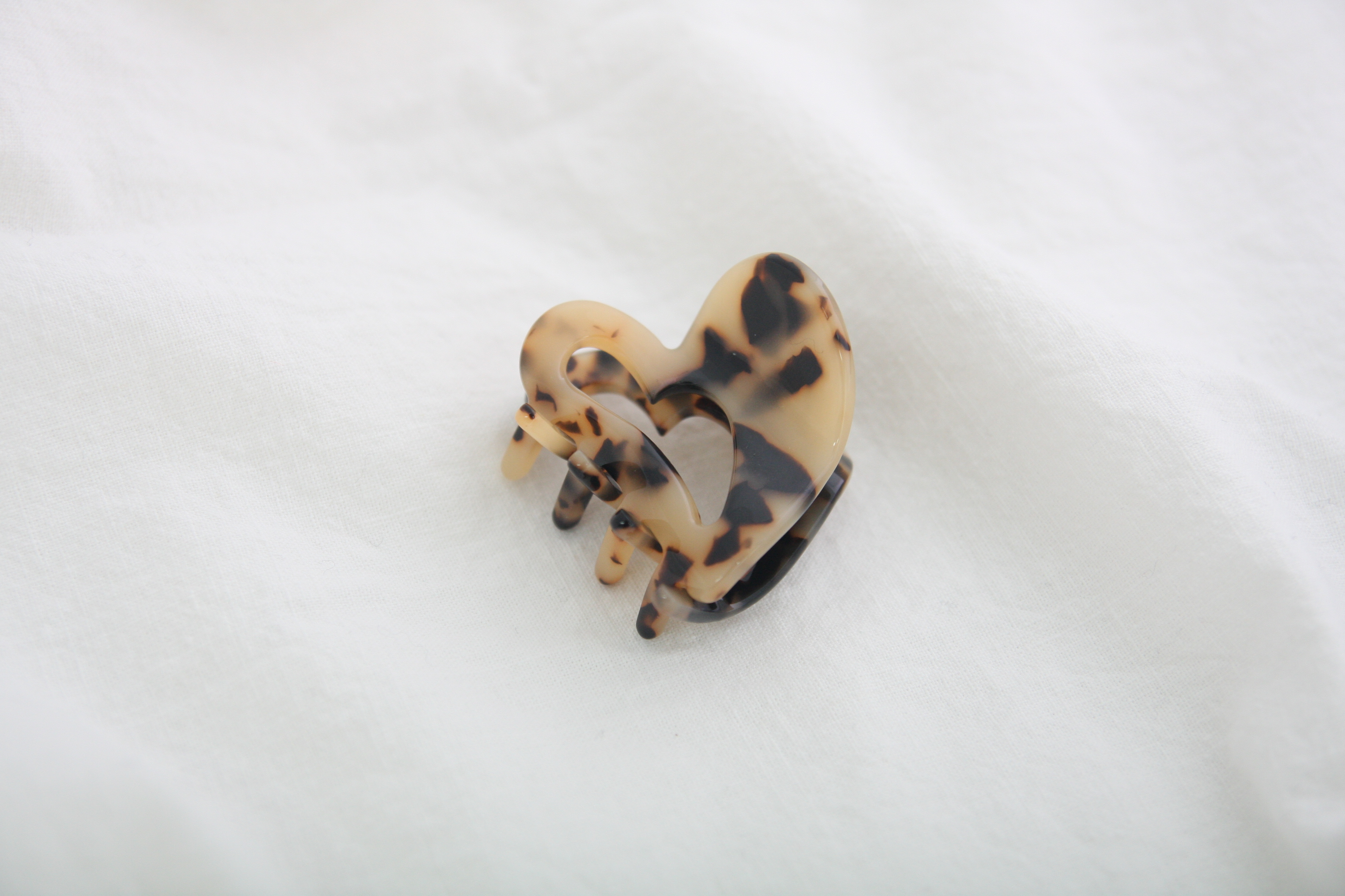 New Marble Heart Hair clip pin Mini point pin gift