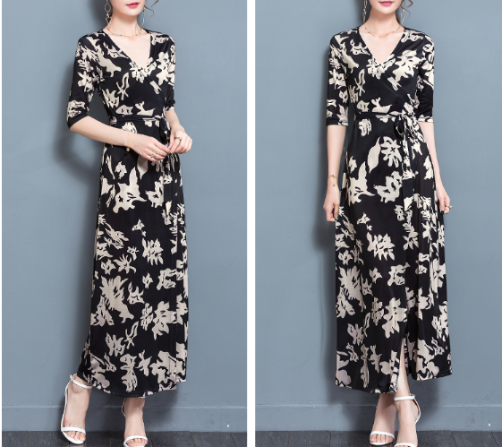 NEW FASHION LADY GIRL DRESS 44-66 size spring and 