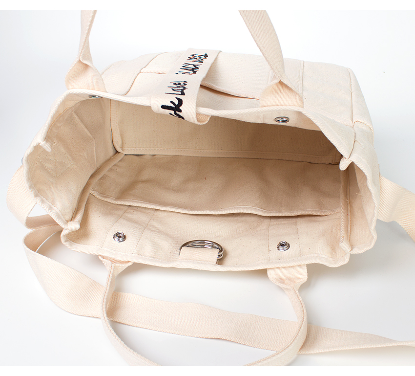 NEW ECO BAG Black Label Canvas Backpack Eco Bag Ba