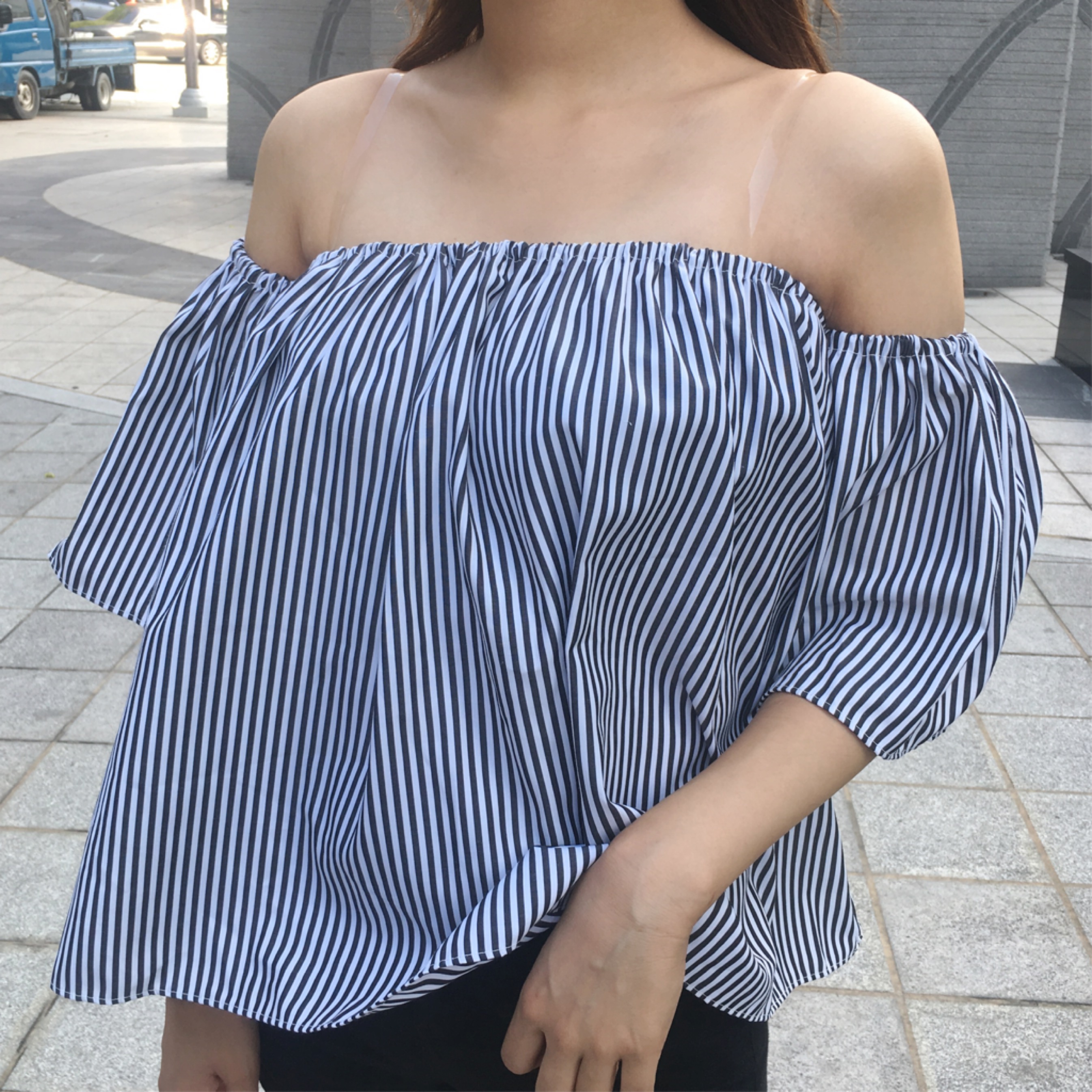 NEW FASHION LADY GIRL Blouse Sprint Bending Off Sh