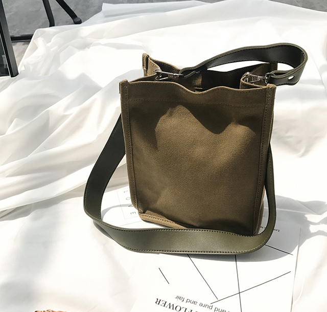 NEW ECO BAG Two-Way Canvas Shoulder Bag Eco Bag - 