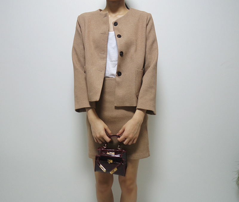 New Mini cross back tote 3color back co-ordinated 