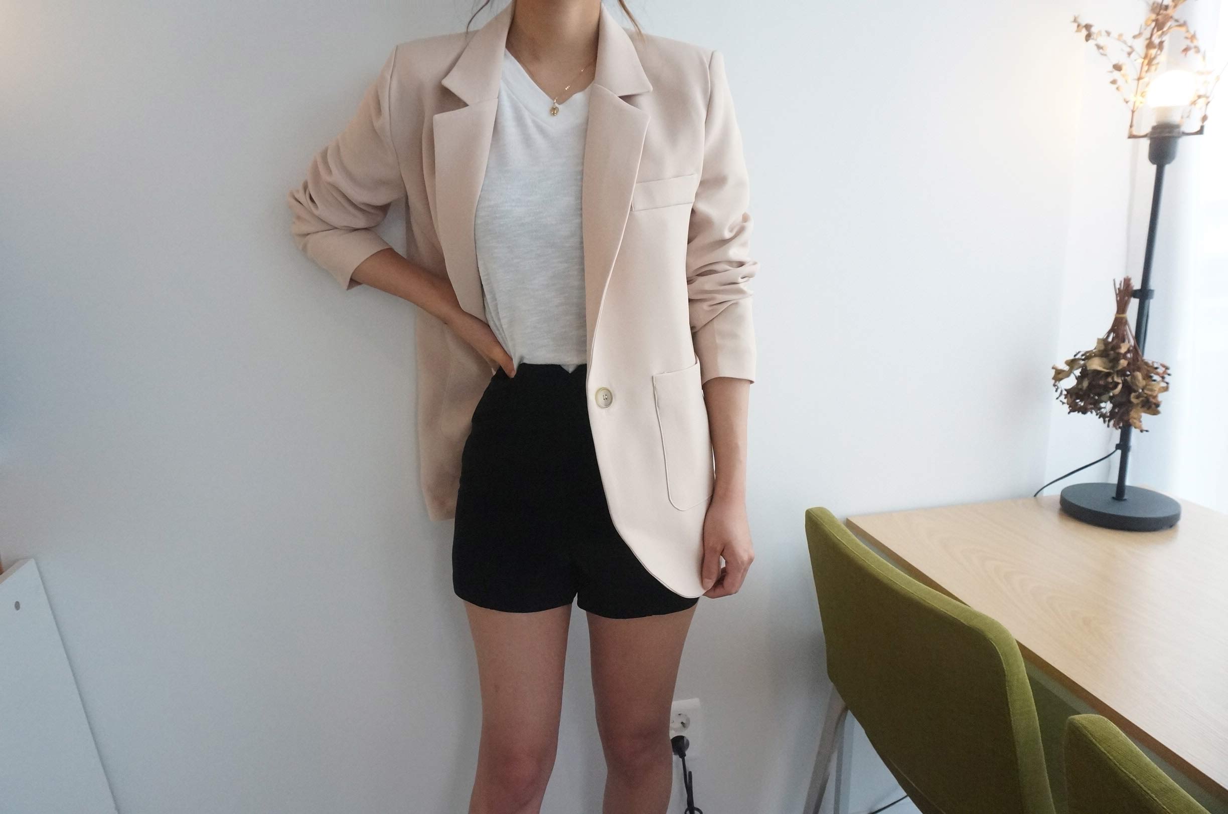 Women Short Pants High Waist Short Pants # 2color 