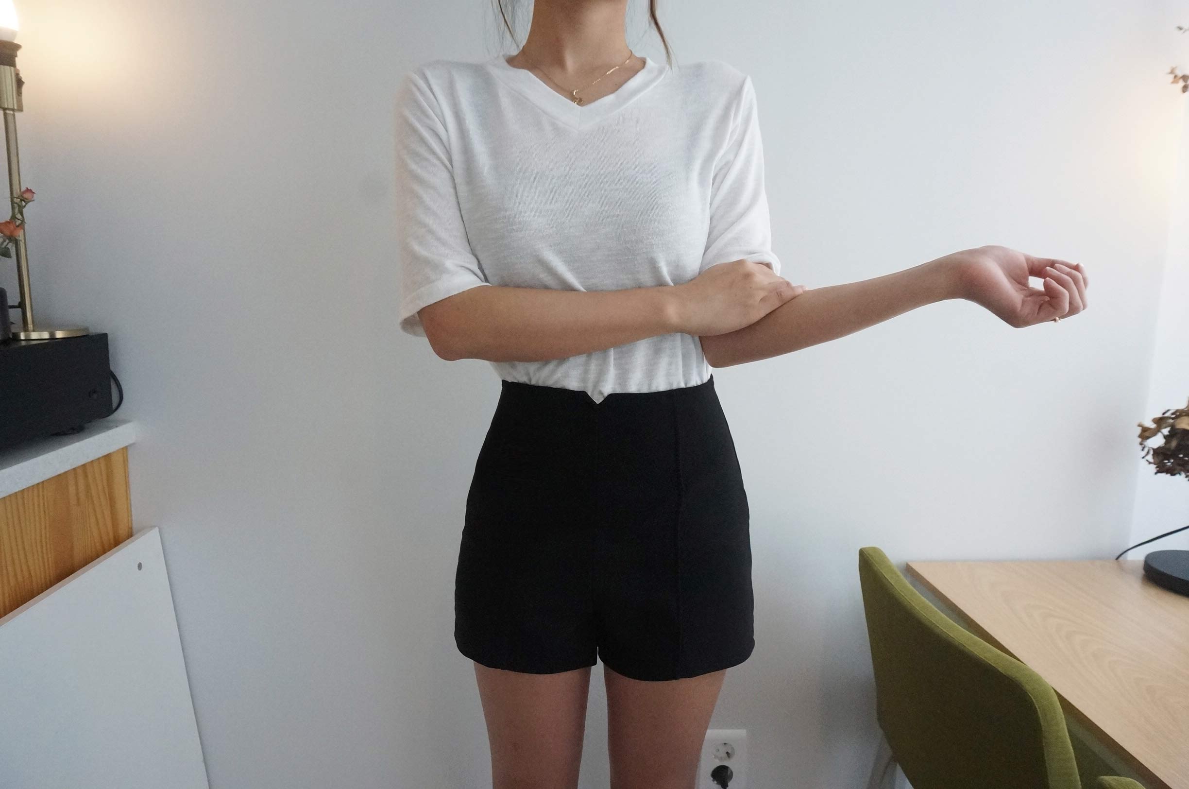 Women Short Pants High Waist Short Pants # 2color 