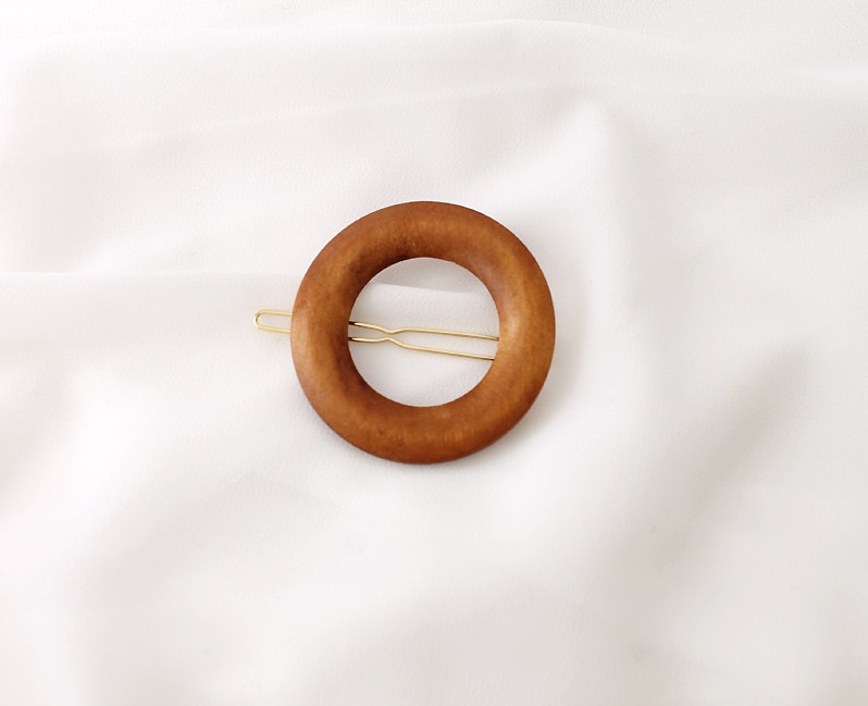 New Wood Hair Hairpin 2 Color Female Pin-tailed Co