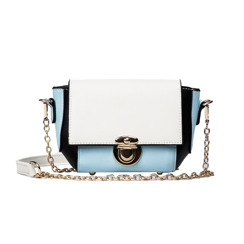 New color buckle cross chain mini bag pretty bag w